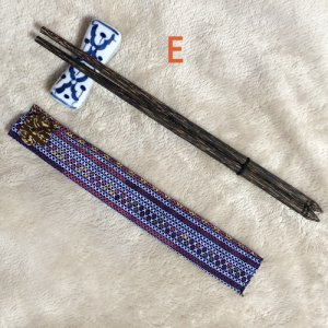 画像8: タイ製　箸1膳　カバー付（A）　マイお箸