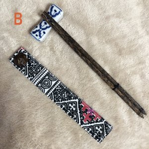 画像5: タイ製　箸1膳　カバー付（A）　マイお箸