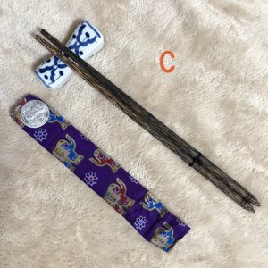 画像6: タイ製　箸1膳　カバー付（B）　マイお箸
