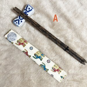 画像4: タイ製　箸1膳　カバー付（A）　マイお箸