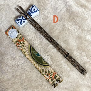 画像7: タイ製　箸1膳　カバー付（B）　マイお箸