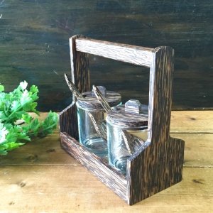 画像3: 　調味料入れ　　　パームウッド2容器(B)  