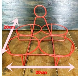 画像7: にわとり柄  調味料入れ(リーフ柄・丸形)