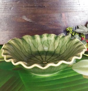 画像2: 蓮の葉 ボール皿16cm