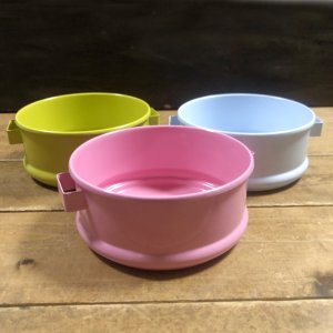 画像2: ≪タイ雑貨≫ホーロー ・パステル3段  弁当箱  C