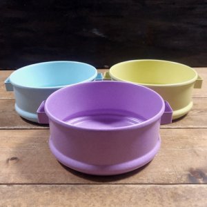 画像2: ≪タイ雑貨≫ホーロー ・パステル3段  弁当箱  B