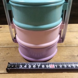 画像5: ≪タイ雑貨≫ホーロー ・パステル3段  弁当箱  A