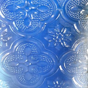 画像4: 飾りガラスのトレー（青）