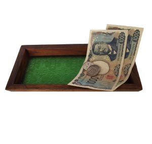 画像5: 飾りガラスのトレー（緑）