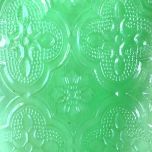 画像4: 飾りガラスのトレー（緑）