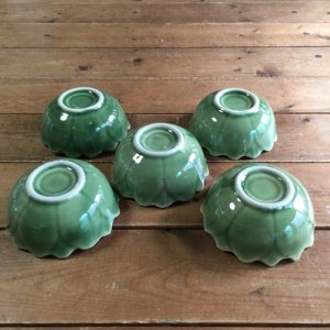 画像6: 【OUTLET】セラドン　蓮の花小鉢10cm