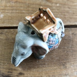 画像5: タイ雑貨　香炉  荷台付象　