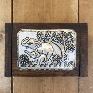 画像2: タイ製　木箱小-A  爪楊枝入れ 