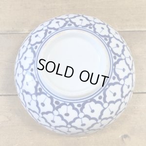 画像4: 【OUTRET】（黒ポチ有り） 青白陶器 お椀　16cm