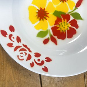 画像2: ホーロー平皿23cm　C