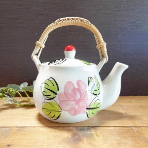 画像3: にわとり柄 ポット C（ピンク花）