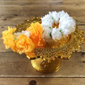 画像5: マーライ輪 白＆オレンジ（直径8cm）5色展開