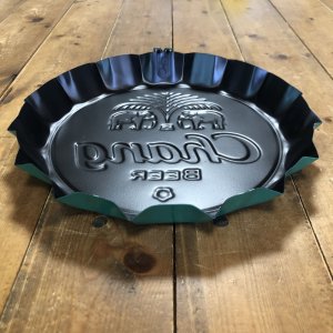 画像6: 【changビール（緑）】【ブリキ看板24cm】【ボトルキャップ型】アンティーク　レトロ