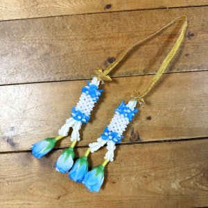 画像1: ミニマーライ2連　ブルー（25cm）