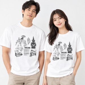 画像3: Thailandイラスト 033  L白
