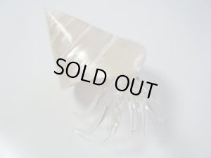 画像1: ガラス細工　 三角貝ヤドカリ特大