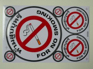 画像2: タイ製　禁煙シール 