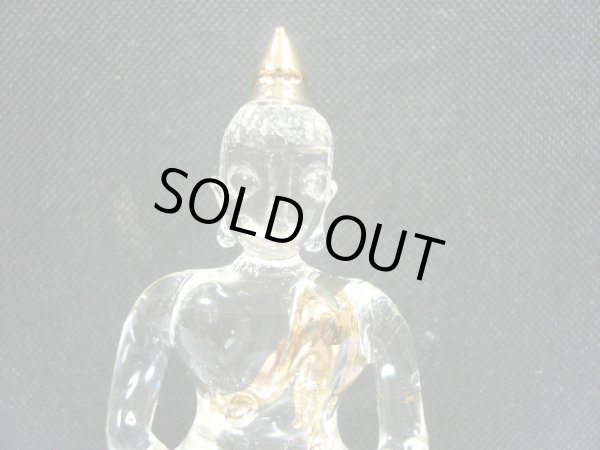 画像2: タイ製ガラス細工　　仏像座り姿