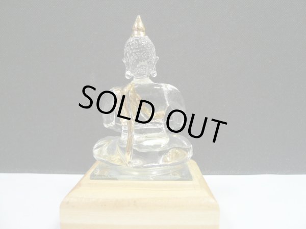 画像3: タイ製ガラス細工　　仏像座り姿