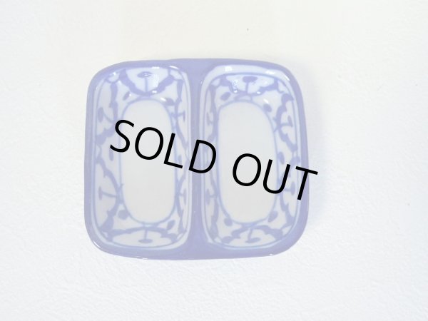 画像4:  青白陶器  ２口小皿 