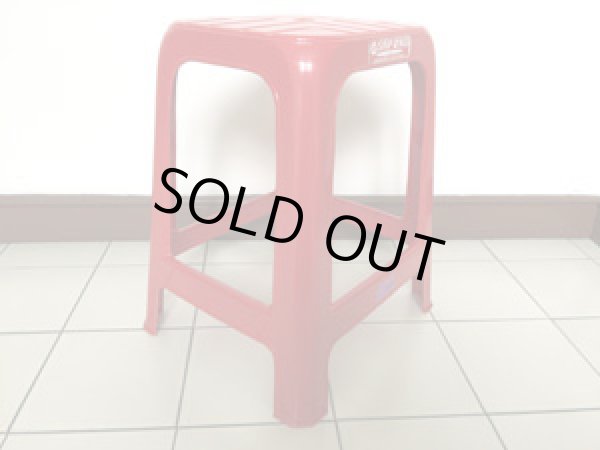 画像6: タイ屋台でお馴染み プラスティック イス（赤）