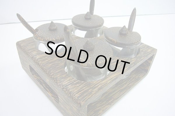 画像3: 　調味料入れ　パームウッド正方形