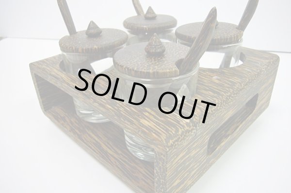 画像4: 　調味料入れ　パームウッド正方形