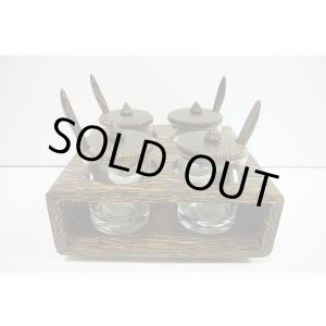 画像: 　調味料入れ　パームウッド正方形