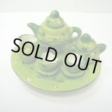 画像: ティーポットセット　緑