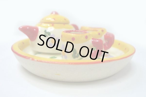 画像3: ポット＆マグカップ　黄色・紫花