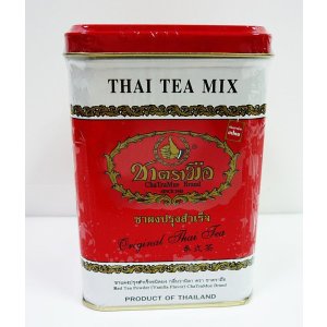 画像: ≪タイ雑貨≫　タイ式紅茶　赤缶200ｇTバック