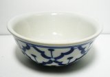画像: 青白陶器お椀11cm口広