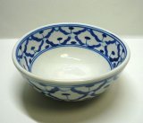 画像: 青白陶器お椀11cm