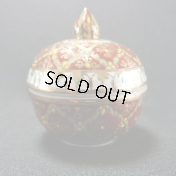 画像2: 蓋付き小丸（エンジ）