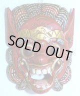 画像: ≪タイ雑貨≫ハヌマーン　お面レッド