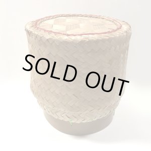 画像: カティップ 特大　タイのもち米入れ　