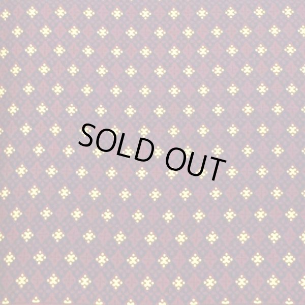 画像1: NO20バティック　 幾何学　茶