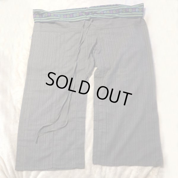 画像3: 柄付ウエスト（茶）ポケットロング