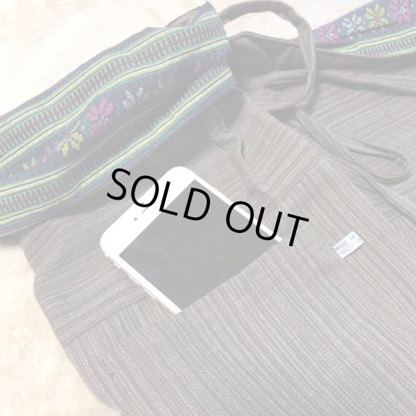 画像5: 柄付ウエスト（茶）ポケットロング