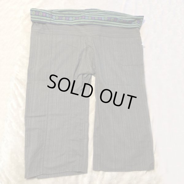 画像2: 柄付ウエスト（茶）ポケットロング