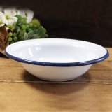 画像: ホーロー　ボウル　白12cm