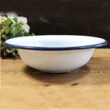 画像: ホーロー　ボウル　白14cm