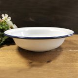 画像: ホーロー　ボウル　白16cm