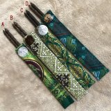 画像: タイ製　箸1膳　カバー付（緑）　マイお箸