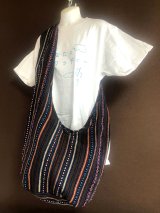 画像: 《タイ雑貨》サドゥーバック  Dゲリコットン柄　茶